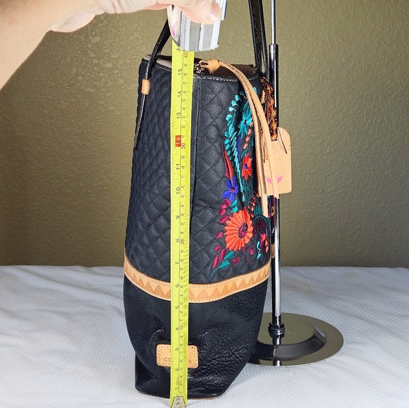 Consuela Multicolor Embroidered Tote - Picture 3 of 10